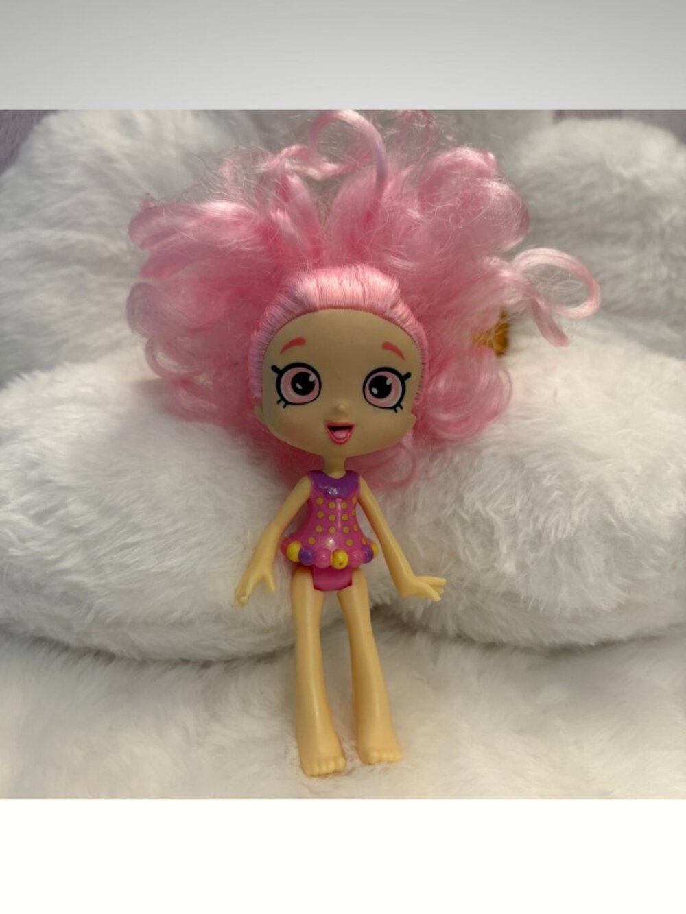 Shopkins Shoppies Bubbleisha Doll Pink Hair (SKU: 300TO)
